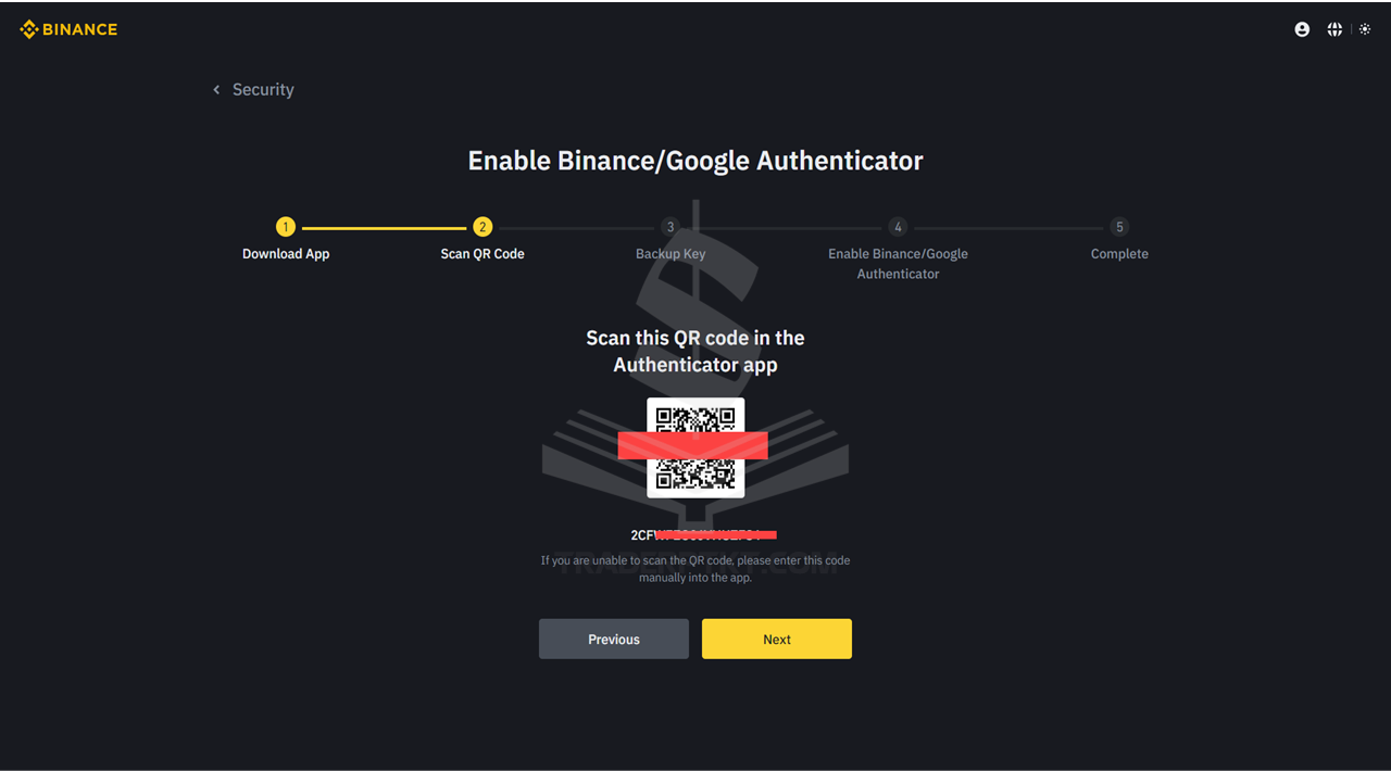 Scan QR Code qua ứng dụng Google Authentication