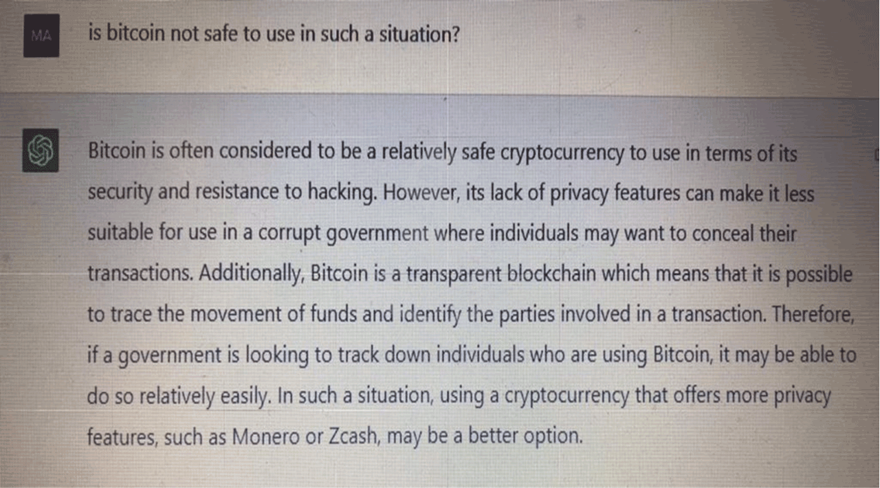 Sử dụng Bitcoin liệu có an toàn