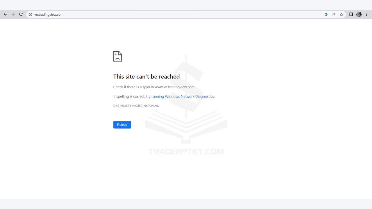 TradingView giao diện website không vào được tại Việt Nam