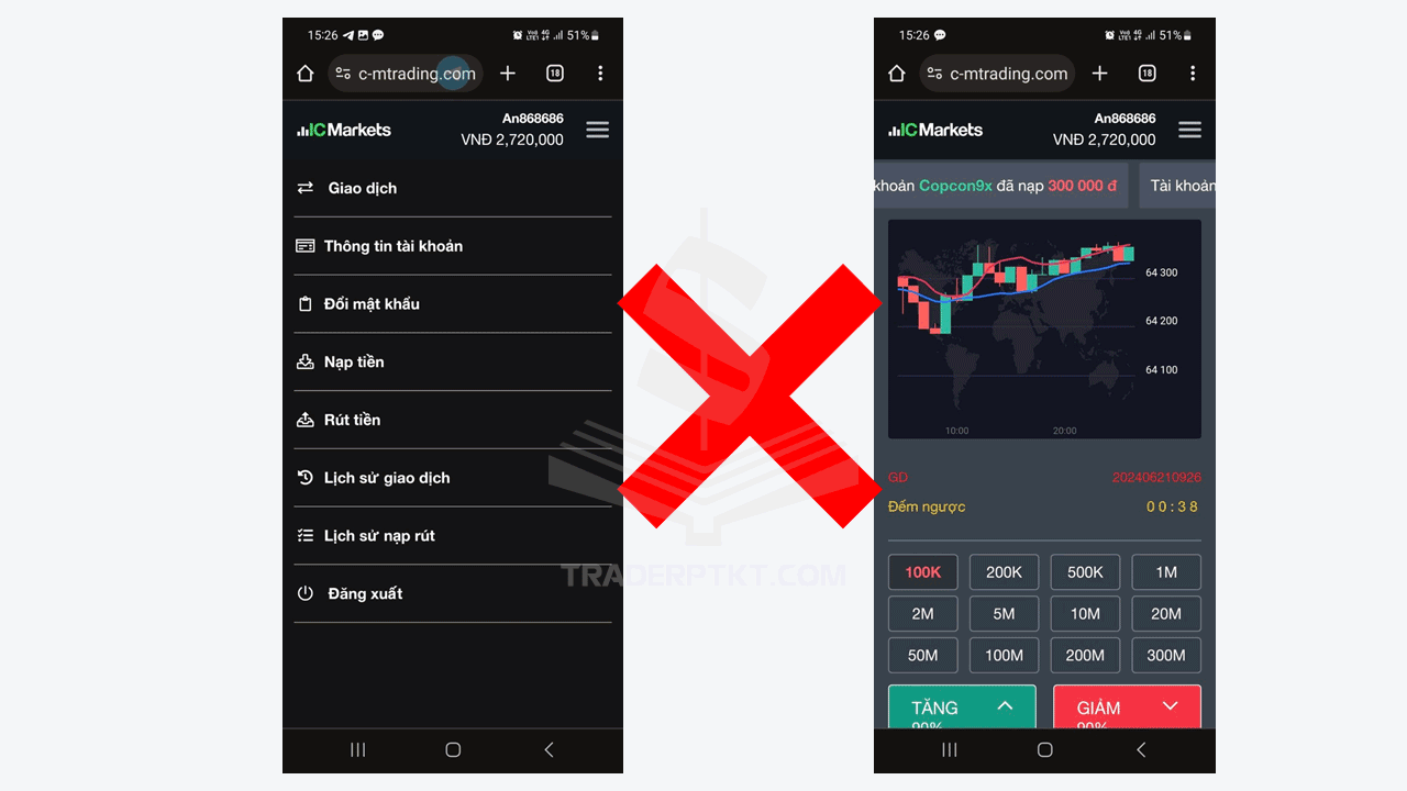 Không nên cài đặt app trading nếu không biết rõ nguồn gốc