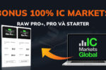 Nhận Thưởng 100% Tiền Nạp sàn IC Markets